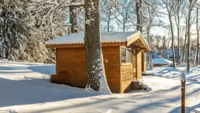 Zima w Łabędzim Ostrowiu w Pięknej Górze, Grudzień 2025 r. - zdjęcie 27