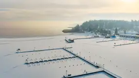 Porty w Wilkasach i Niegocin w zimowej scenerii, styczeń 2026 r. - zdjęcie 13