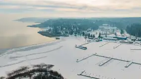 Porty w Wilkasach i Niegocin w zimowej scenerii, styczeń 2026 r. - zdjęcie 29