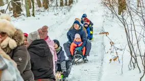 Kulig w puszczy Piskiej razem z OW Wodnik, Ruciane-Nida, Styczeń 2026 r. - zdjęcie 15