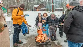 Kulig w puszczy Piskiej razem z OW Wodnik, Ruciane-Nida, Styczeń 2026 r. - zdjęcie 2