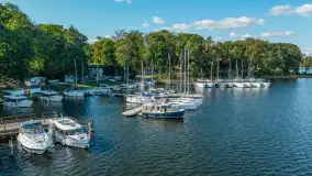 Łabędzi Ostrów z lotu ptaka, wrzesień 2024 r. - zdjęcie 2