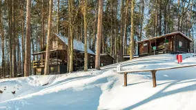 Wodnik nad jeziorem Nidzkim w zimowej scenerii, styczeń 2026 r. - zdjęcie 67