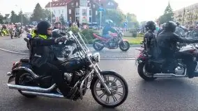 Zdjęcia: Parada motocykli ulicami Giżycka  - zdjęcie 14