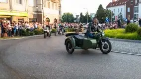 Zdjęcia: Parada motocykli ulicami Giżycka  - zdjęcie 1