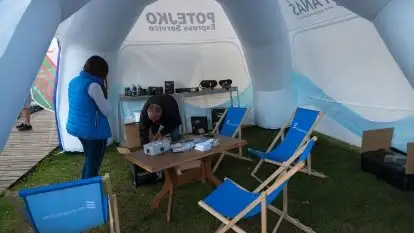 Zdjęcia: Mazurskie Targi w Strandzie (dzień pierwszy)