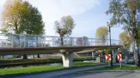 Zdjęcia: Po nowej kładce nad Kanałem Łuczańskim  - zdjęcie 8