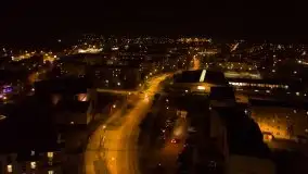 Nocne, styczniowe Giżycko, zobacz iluminację świąteczną - zdjęcie 5