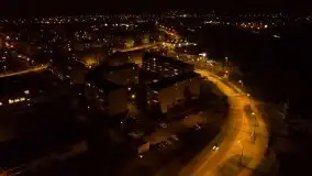 Nocne, styczniowe Giżycko, zobacz iluminację świąteczną - zdjęcie 9