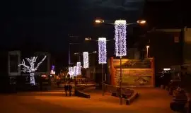 Nocne, styczniowe Giżycko, zobacz iluminację świąteczną - zdjęcie 27