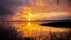 Epicki zachód słońca nad jeziorem Niegocin, luty 2020 - zdjęcie 6