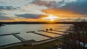 Zachód słońca widoczny w Sztynorcie, 27 luty 2020 - zdjęcie 58