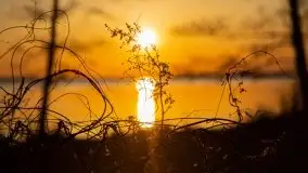 Marcowy zachód słońca nad jeziorem Dargin, Nowy Harsz - zdjęcie 35