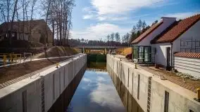 Śluza Guzianka II prawie gotowa, postęp prac 24.03.2020r. - zdjęcie 14