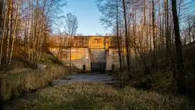 Śluza w Leśniewie w kolorach zachodzącego słońca - zdjęcie 41