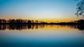 Wschód nad jeziorem Stręgielek, marzec 2020 - zdjęcie 13