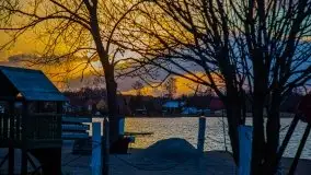 Tło Dla Mew i Marina Rydzewo w kolorach zachodu słońca - zdjęcie 19