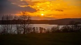 Zachód słońca na jeziorami Węgielsztyn i Rydzówka - zdjęcie 33