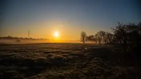 Wschód słońca w Giżycku, ul. Obwodowa - zdjęcie 15