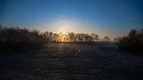 Wschód słońca w Giżycku, ul. Obwodowa - zdjęcie 11