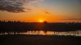 Wschód słońca, jezioro Buwełno - zdjęcie 44