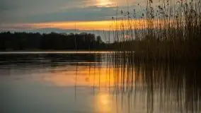 Zachód słońca nad jeziorem Tajty, 29 kwietnia 2020r. - zdjęcie 24