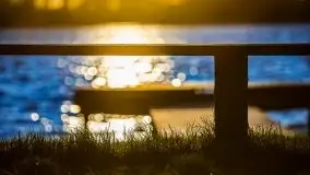 Zachód słońca nad jeziorem Ublik Wielki, maj 2020 r. - zdjęcie 9