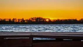 Zachód słońca nad jeziorem Ublik Wielki, maj 2020 r. - zdjęcie 44