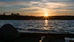 Zachód słońca nad jeziorem Ryńskim, Rybical - zdjęcie 13