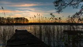 Zachód słońca nad jeziorem Ryńskim, Rybical - zdjęcie 41