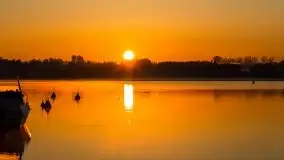 Wschód słońca nad jeziorem Ryńskim, Bocianie Gniazdo - zdjęcie 28