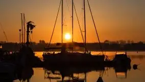 Wschód słońca nad jeziorem Ryńskim, Bocianie Gniazdo - zdjęcie 46