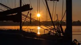 Wschód słońca nad jeziorem Ryńskim, Bocianie Gniazdo - zdjęcie 18