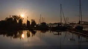 Wschód słońca nad jeziorem Ryńskim, Bocianie Gniazdo - zdjęcie 53