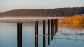 Wschód słońca nad jeziorem Ryńskim, Bocianie Gniazdo - zdjęcie 41