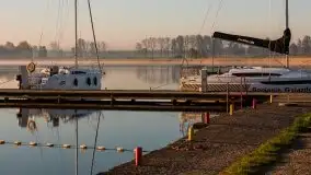 Wschód słońca nad jeziorem Ryńskim, Bocianie Gniazdo - zdjęcie 12