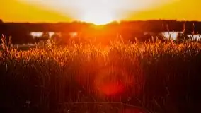 Zachód słońca widoczny z Grodzisko Święta Góra - zdjęcie 39