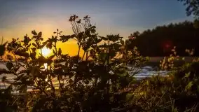 Majowy zachód słońca nad jeziorem Dargin - zdjęcie 12