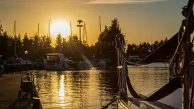 Majowy zachód słońca w Węgorzewie - zdjęcie 16