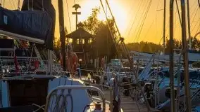 Majowy zachód słońca w Węgorzewie - zdjęcie 12