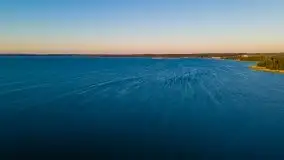 Wschód słońca w Giżycku, jezioro Niegocin - zdjęcie 23