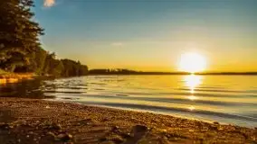 Zachód słońca nad jeziorem Gołdopiwo - zdjęcie 21