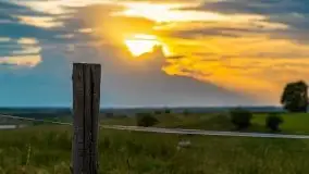 Zachód słońca w okolicach Upałt Małych - zdjęcie 6