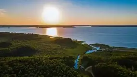 Zachód słońca, Skłodowo i jezioro Mamry - zdjęcie 28