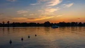 Zachód słońca, Tło dla Mew i Marina Rydzewo - zdjęcie 22