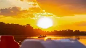 Zachód słońca nad jeziorem Łękuk - zdjęcie 44