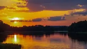 Zachód słońca nad jeziorem Łękuk - zdjęcie 30