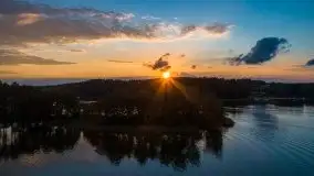 Zachód słońca nad jeziorem Tajty - zdjęcie 44