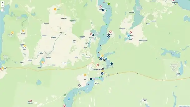 Zdjęcia: Znaki nawigacyjne i oznaczenie szlaków na nowej mapie Mazury24.eu - zdjęcie 4