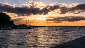 Zachód Słońca, Pierkunowo, jezioro Kisajno, lipiec 2020 - zdjęcie 5